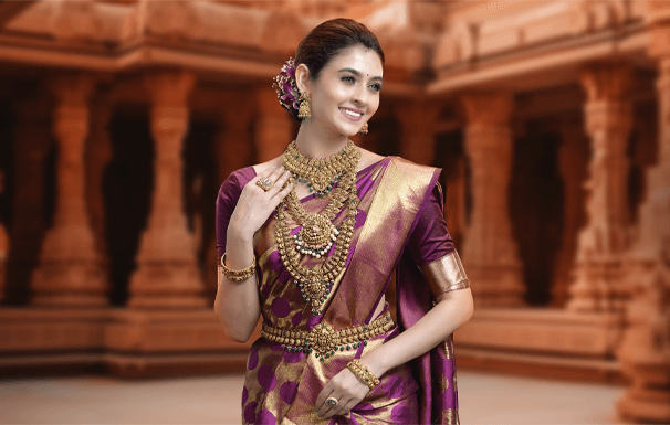 Diamond and gold jewelry showcase